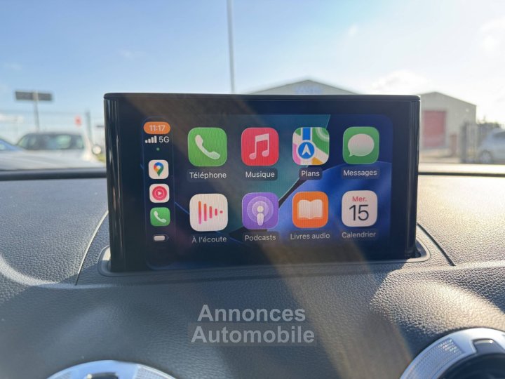 Audi A3 20 TFSI 190 VIRTUAL GPS CARPLAY TOIT PANO BVA - 16