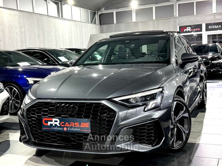 Audi A3 Sportback 30 TDi S Line Shadow Look 1e Main Neuf - 1