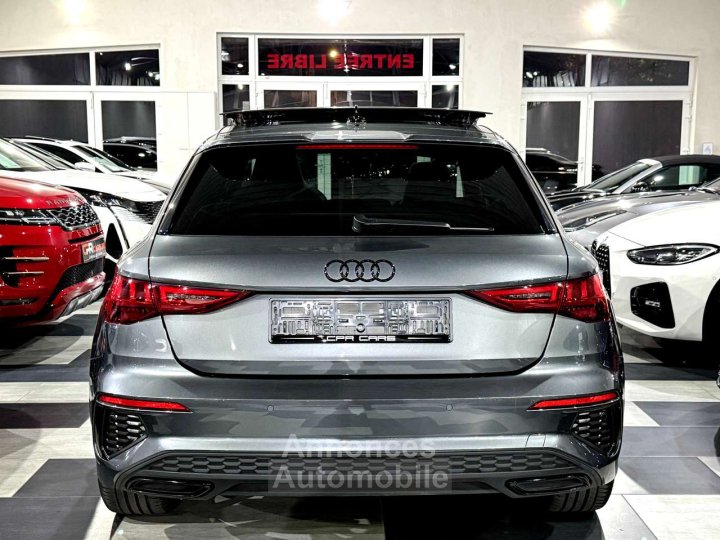 Audi A3 Sportback 30 TDi S Line Shadow Look 1e Main Neuf - 6