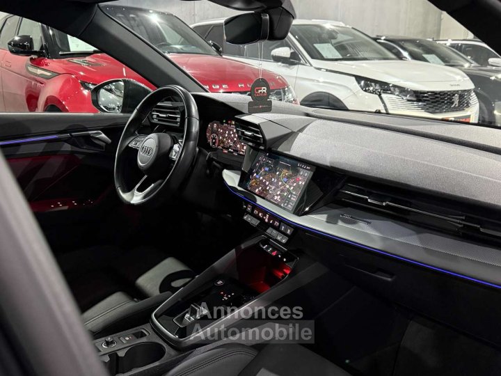 Audi A3 Sportback 30 TDi S Line Shadow Look 1e Main Neuf - 7