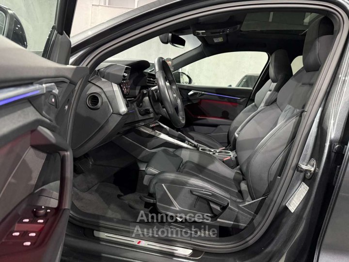Audi A3 Sportback 30 TDi S Line Shadow Look 1e Main Neuf - 10