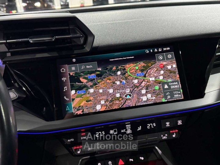 Audi A3 Sportback 30 TDi S Line Shadow Look 1e Main Neuf - 12