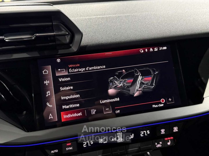 Audi A3 Sportback 30 TDi S Line Shadow Look 1e Main Neuf - 13