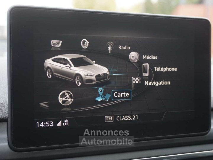 Audi A5 Sportback 20 TFSI ULTRA SPORT NAVI CLIM BI-XENON - 25