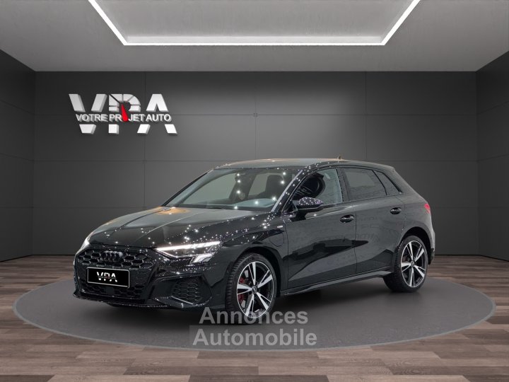 Audi A3 Sportback · 45 TFSI e 245ch · S line S tronic · Black Pack · Virtual cockpit ·  Carplay - 1