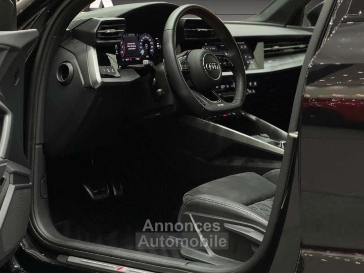 Audi A3 Sportback · 45 TFSI e 245ch · S line S tronic · Black Pack · Virtual cockpit ·  Carplay - 8