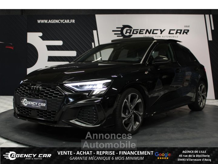 Audi A3 Sportback 15 35 TFSI 150 BV S-Tronic S line Parfait État - 1