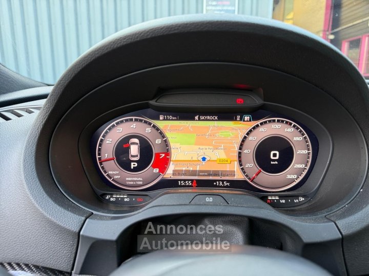 Audi RS3 SPORTBACK DAZA Sportback Quattro 400ch S tronic 7 Garantie 12 Mois Toit Ouvrant Bang Olufsen Sièges Chauffants échappement RS - 18