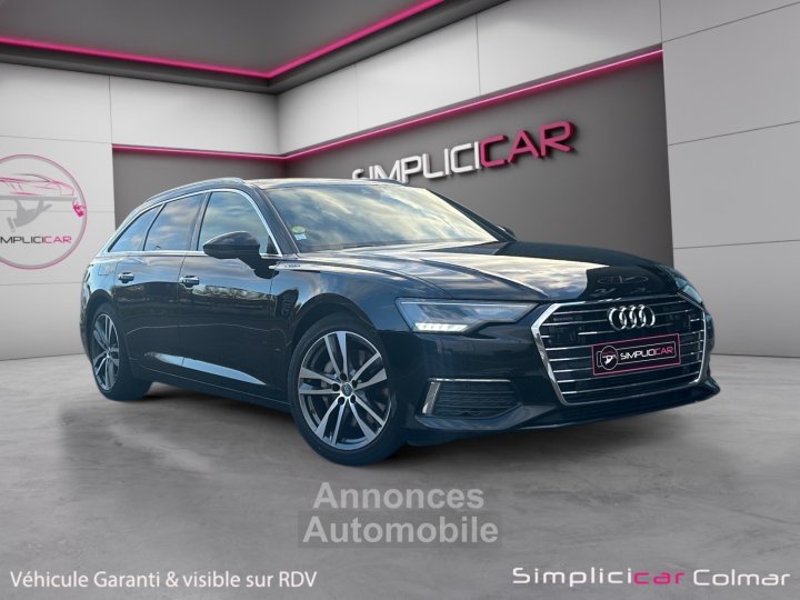 Audi A6 Avant 45 TDI 231 ch Quattro Avus Extended Toit Ouvrant Bang Olufsen Cuir Valcona Pack Hiver 20 pouces Garantie 12 Mois - 1