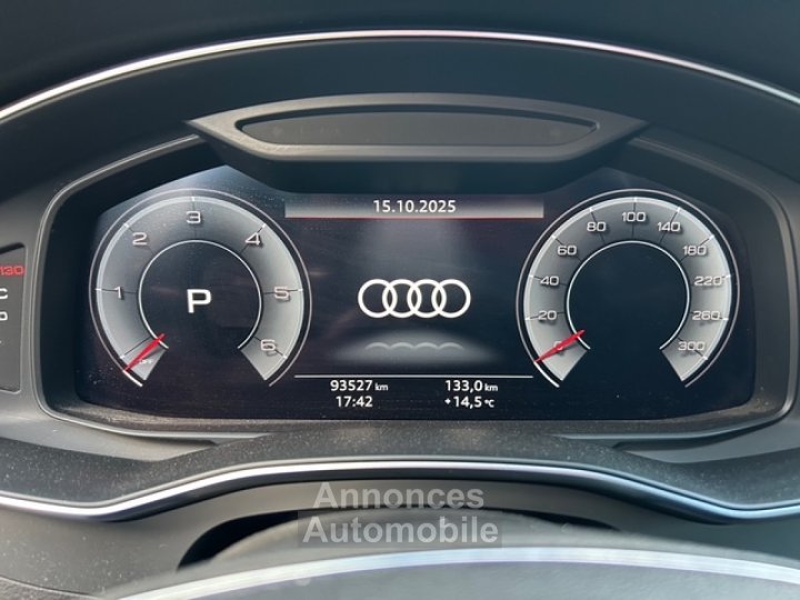 Audi A6 Avant 45 TDI 231 ch Quattro Avus Extended Toit Ouvrant Bang Olufsen Cuir Valcona Pack Hiver 20 pouces Garantie 12 Mois - 11