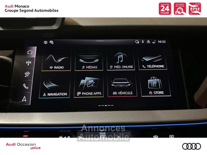 Audi A3 Sportback 40 TFSI e Hybride rechargeable 204 S tronic 6 S line - 14