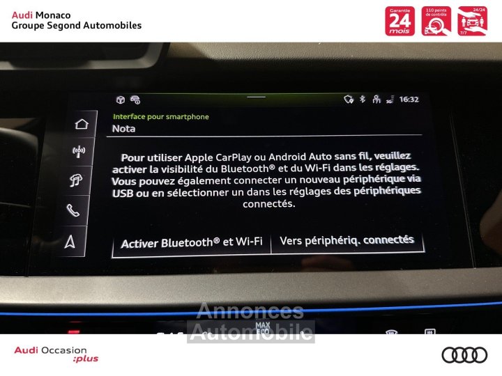 Audi A3 Sportback 40 TFSI e Hybride rechargeable 204 S tronic 6 S line - 16