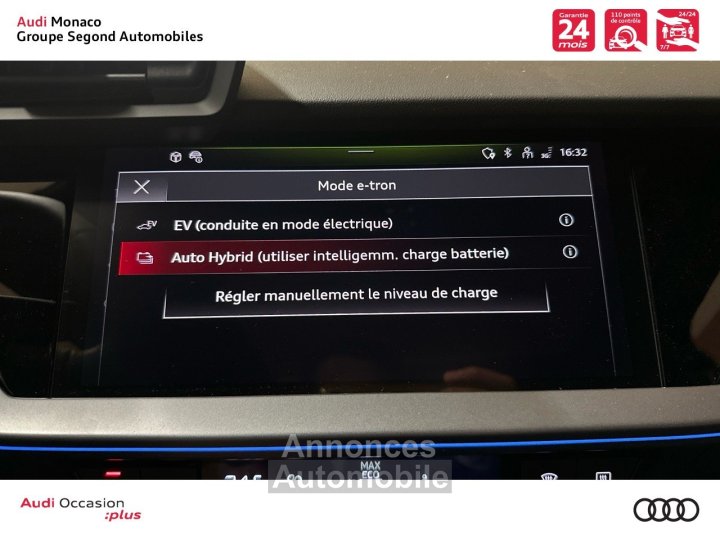 Audi A3 Sportback 40 TFSI e Hybride rechargeable 204 S tronic 6 S line - 17