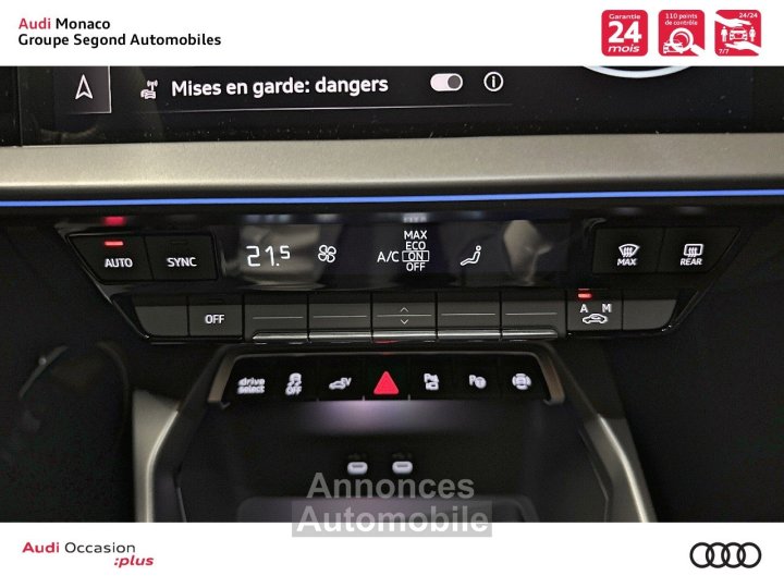 Audi A3 Sportback 40 TFSI e Hybride rechargeable 204 S tronic 6 S line - 20