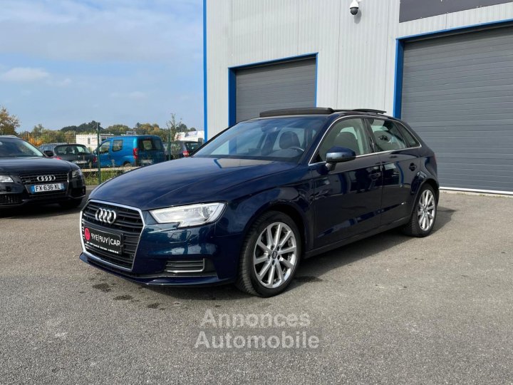 Audi A3 Sportback 15 TFSI CoD -150CH BVA S-Tronic 7 Business Line PHASE 2 TOIT OUVRANT GARANTIE 12 MOIS - 1