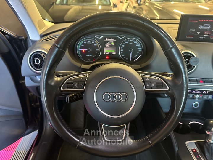Audi A3 Sportback 14 TFSI e-tron 204ch - Finition Ambiente - S tronic 6 - Gtie 3 mois - 12