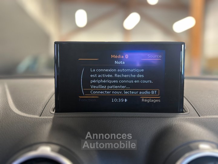 Audi A3 Sportback 14 TFSI e-tron 204ch - Finition Ambiente - S tronic 6 - Gtie 3 mois - 19