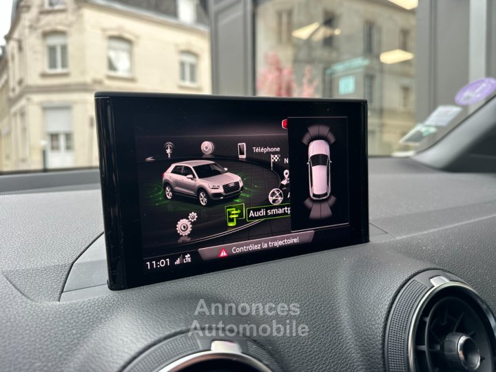 Audi Q2 14 TFSI 150 ch S tronic 7 S Line / APPLE CARPLAY / RADAR DE RECUL - 24