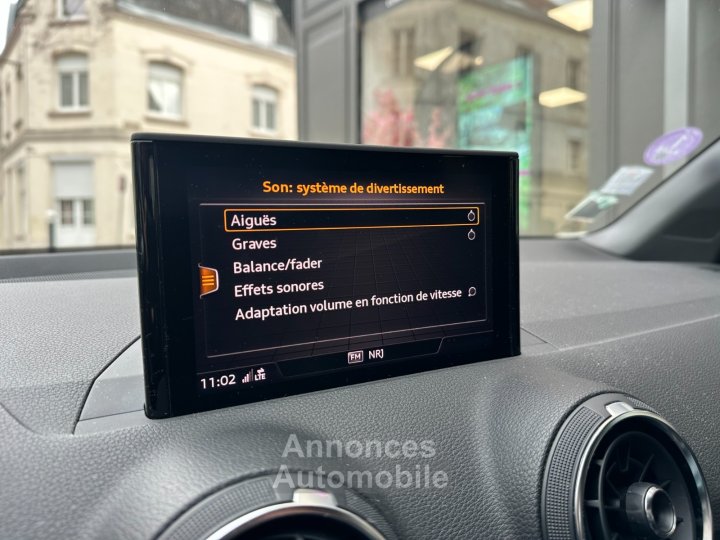 Audi Q2 14 TFSI 150 ch S tronic 7 S Line / APPLE CARPLAY / RADAR DE RECUL - 33