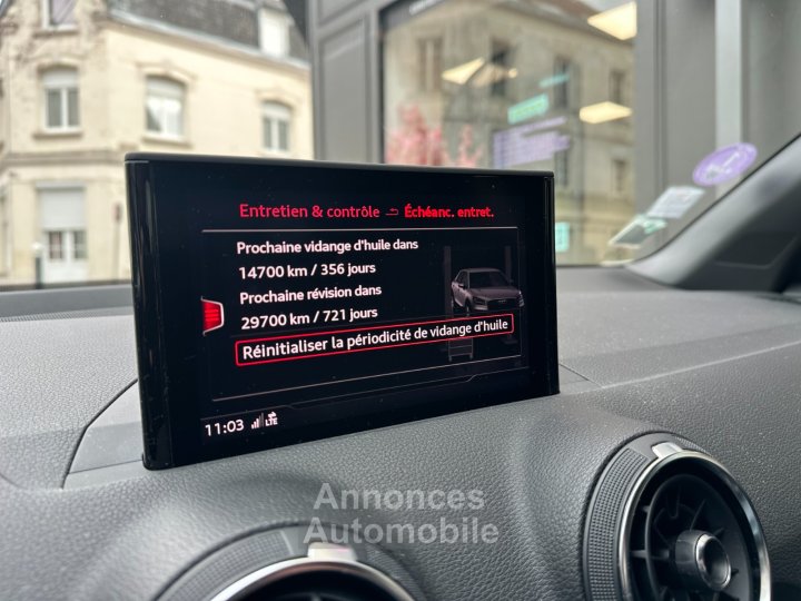 Audi Q2 14 TFSI 150 ch S tronic 7 S Line / APPLE CARPLAY / RADAR DE RECUL - 37