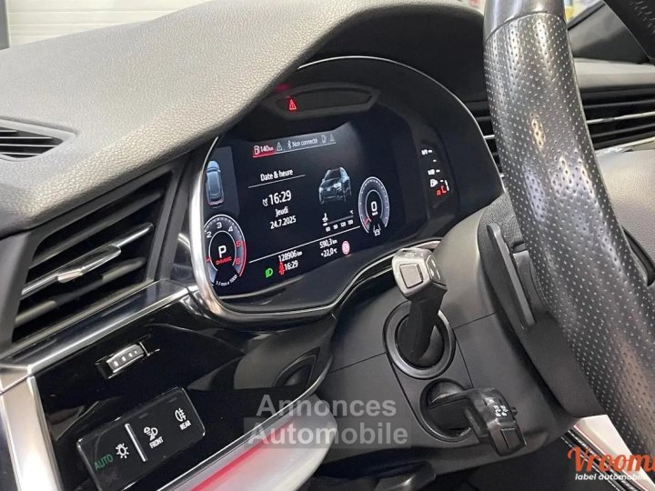 Audi Q8 50 30L TDI V6 MILD HYBRID QUATTRO TIPTRONIC8 286CH - FINITION SLINE CARPLAY/CAMERA DE RECUL - 14