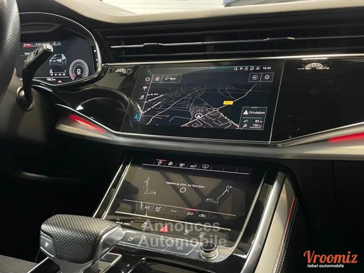 Audi Q8 50 30L TDI V6 MILD HYBRID QUATTRO TIPTRONIC8 286CH - FINITION SLINE CARPLAY/CAMERA DE RECUL - 22