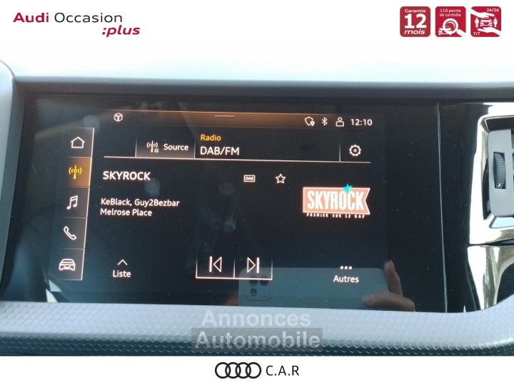 Audi A1 Sportback 25 TFSI 95 ch BVM5 Advanced 2 - 12