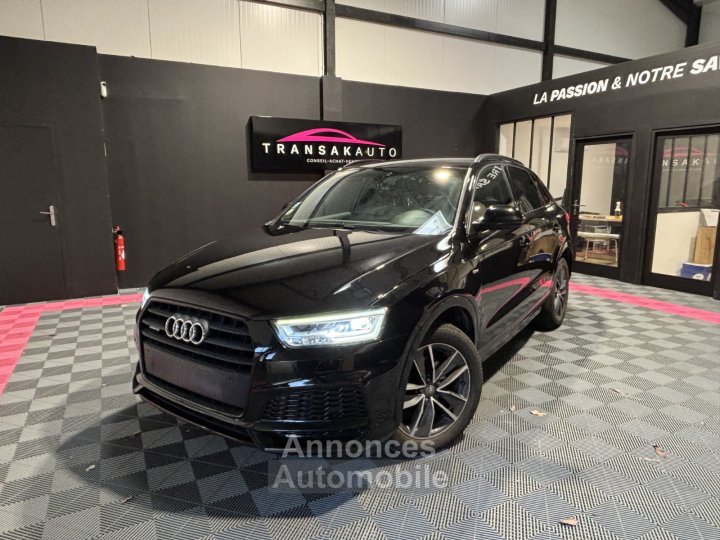 Audi Q3 20 TDI 184 ch S tronic 7 Quattro S line - excellent état - vidange de boite de vitesse à jour - entretien à jour - 1