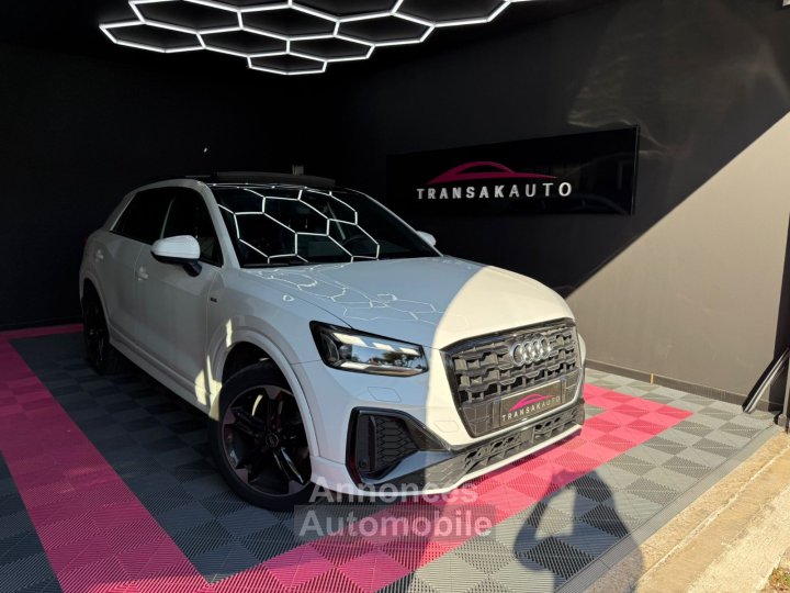 Audi Q2 30 TDI 116 S tronic 7 S line 1RE MAIN / SUIVI / TOIT OUVRANT / CAMÉRA / VIRTUAL / LUMIÈRE D'AMBIANCE / JANTES 18 / CARPLAY - 1