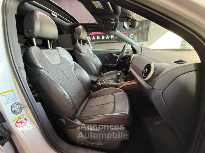 Audi Q2 30 TDI 116 S tronic 7 S line 1RE MAIN / SUIVI / TOIT OUVRANT / CAMÉRA / VIRTUAL / LUMIÈRE D'AMBIANCE / JANTES 18 / CARPLAY - 15