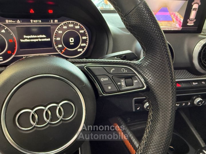 Audi Q2 30 TDI 116 S tronic 7 S line 1RE MAIN / SUIVI / TOIT OUVRANT / CAMÉRA / VIRTUAL / LUMIÈRE D'AMBIANCE / JANTES 18 / CARPLAY - 24