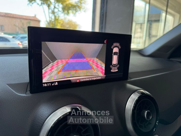 Audi Q2 30 TDI 116 S tronic 7 S line 1RE MAIN / SUIVI / TOIT OUVRANT / CAMÉRA / VIRTUAL / LUMIÈRE D'AMBIANCE / JANTES 18 / CARPLAY - 26