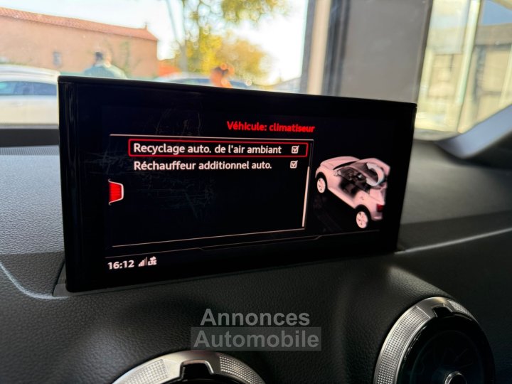 Audi Q2 30 TDI 116 S tronic 7 S line 1RE MAIN / SUIVI / TOIT OUVRANT / CAMÉRA / VIRTUAL / LUMIÈRE D'AMBIANCE / JANTES 18 / CARPLAY - 31
