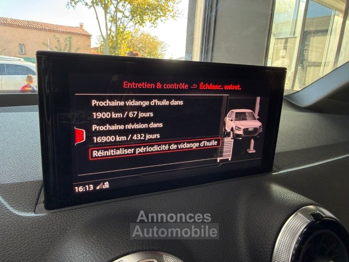 Audi Q2 30 TDI 116 S tronic 7 S line 1RE MAIN / SUIVI / TOIT OUVRANT / CAMÉRA / VIRTUAL / LUMIÈRE D'AMBIANCE / JANTES 18 / CARPLAY - 32