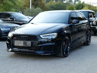 Audi RS3 sportback 25 tfsi 400 ch full black française écotaxe payée   - 1