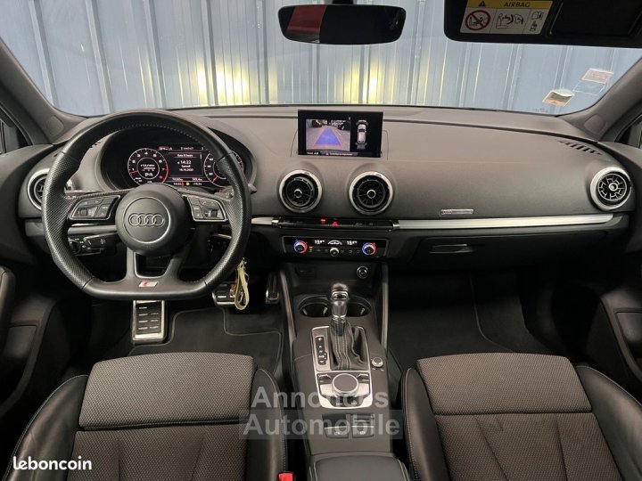 Audi A3 Sportback Série 3 Phase 2 35 15 TFSI 16V GPF S-Tronic7 S&S 150 cv Boîte auto Camera arrière Semi cuir Climatisation be zone Full Black Garantie 1 an - 5