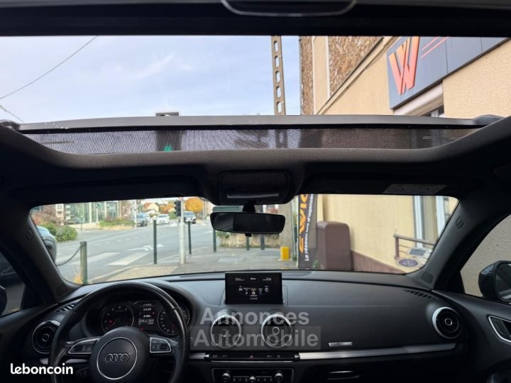 Audi A3 Sportback 14 TFSI 125 S-LINE SIEGES CUIR TOIT OUVRANT GARANTIE 6 MOIS - 10