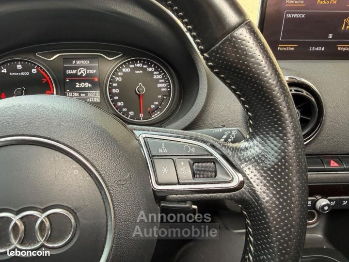 Audi A3 Sportback 14 TFSI 125 S-LINE SIEGES CUIR TOIT OUVRANT GARANTIE 6 MOIS - 25