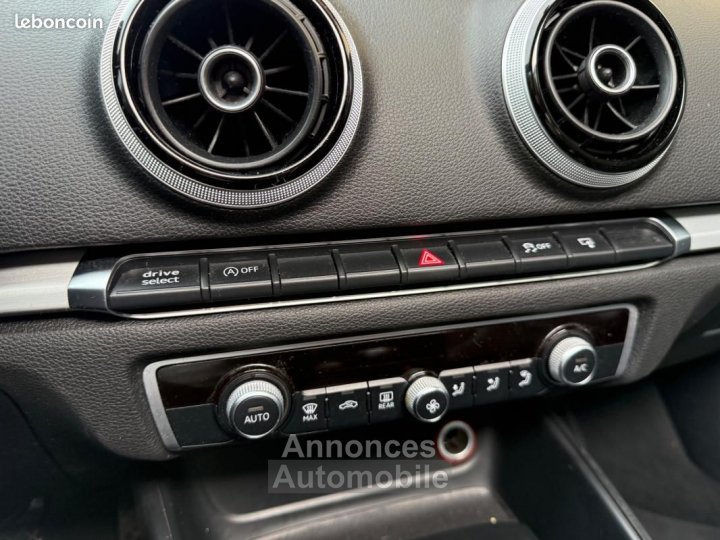 Audi A3 Sportback 14 TFSI 125 S-LINE SIEGES CUIR TOIT OUVRANT GARANTIE 6 MOIS - 30