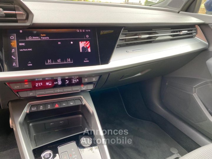 Audi A3 Sportback Série 4 35 15 TFSI 16V GPF Mild Hybrid S tronic 7 S&S 150 cv Boîte auto - 18
