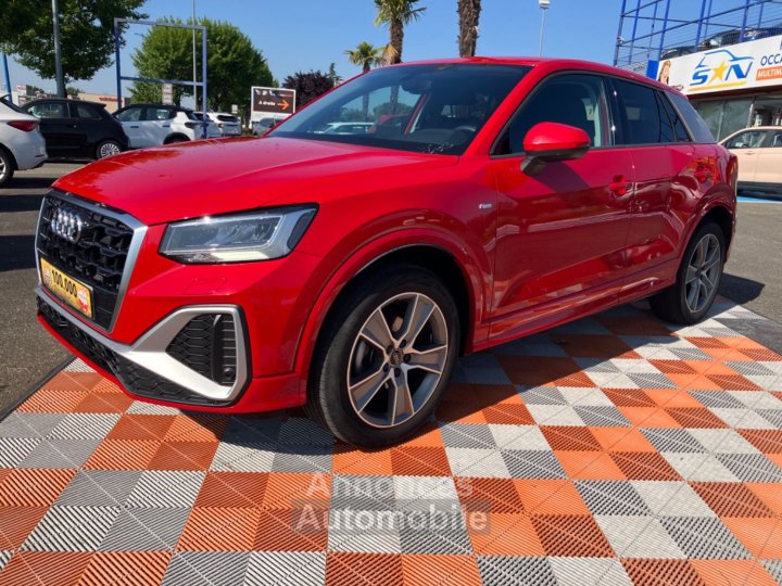 Audi Q2 30 TDI 116 S LINE Ext GPS Caméra Hayon Keyless JA 18" - 1