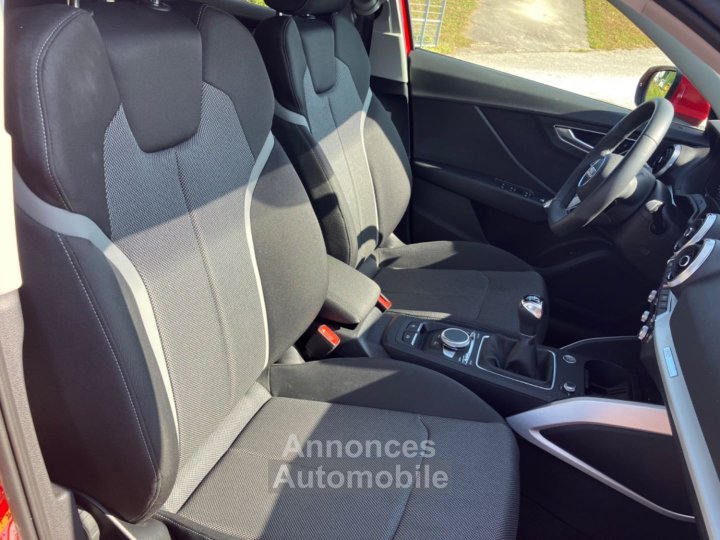 Audi Q2 30 TDI 116 S LINE Ext GPS Caméra Hayon Keyless JA 18" - 16