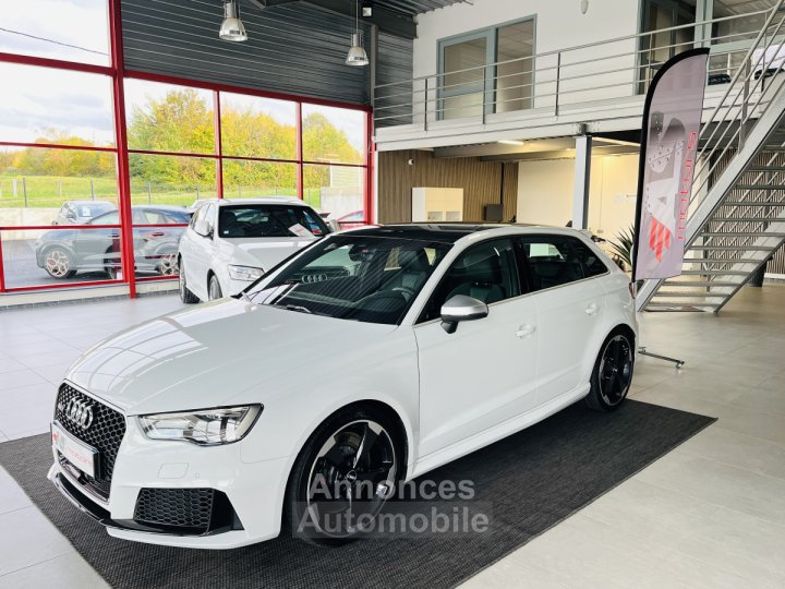 Audi RS3 SPORTBACK 2,5 TFSI 367 S-TRONIC 7 QUATTRO GPS FULL LED ECHAPPEMENT RS SIEGES RS CONFORT REGULATE - 1