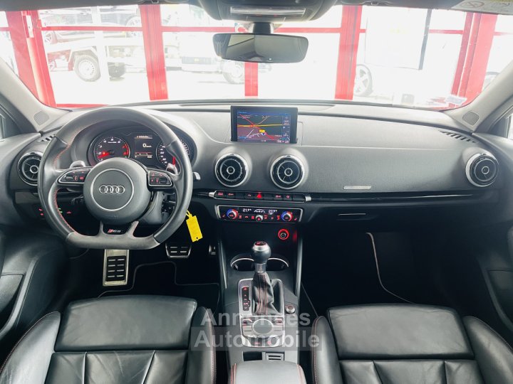 Audi RS3 SPORTBACK 2,5 TFSI 367 S-TRONIC 7 QUATTRO GPS FULL LED ECHAPPEMENT RS SIEGES RS CONFORT REGULATE - 5
