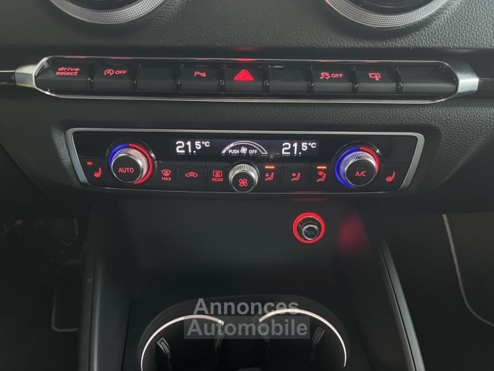 Audi RS3 SPORTBACK 2,5 TFSI 367 S-TRONIC 7 QUATTRO GPS FULL LED ECHAPPEMENT RS SIEGES RS CONFORT REGULATE - 10