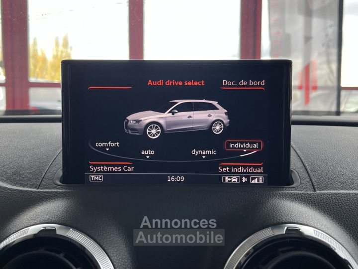 Audi RS3 SPORTBACK 2,5 TFSI 367 S-TRONIC 7 QUATTRO GPS FULL LED ECHAPPEMENT RS SIEGES RS CONFORT REGULATE - 13