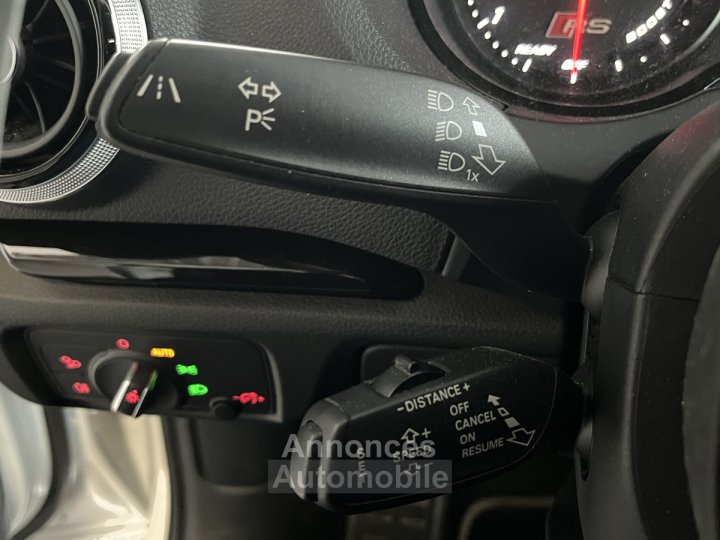Audi RS3 SPORTBACK 2,5 TFSI 367 S-TRONIC 7 QUATTRO GPS FULL LED ECHAPPEMENT RS SIEGES RS CONFORT REGULATE - 19