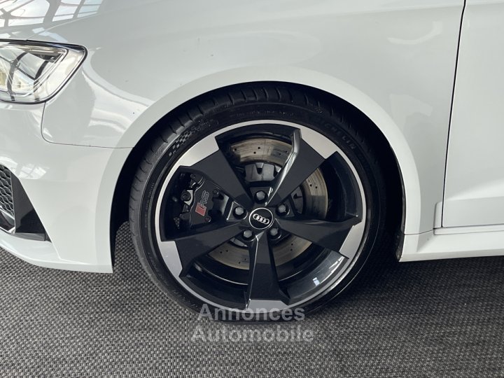 Audi RS3 SPORTBACK 2,5 TFSI 367 S-TRONIC 7 QUATTRO GPS FULL LED ECHAPPEMENT RS SIEGES RS CONFORT REGULATE - 20