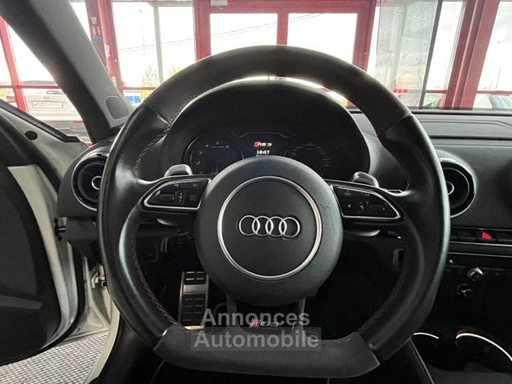 Audi RS3 SPORTBACK 2,5 TFSI 367 S-TRONIC 7 QUATTRO GPS FULL LED ECHAPPEMENT RS SIEGES RS CONFORT REGULATE - 28