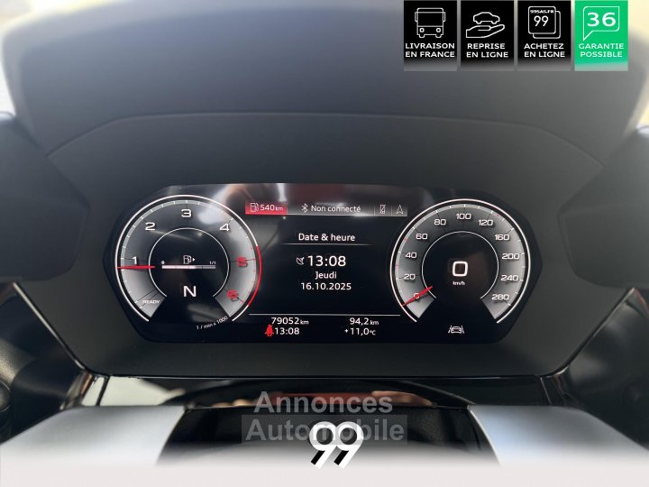 Audi A3 Sportback 20 30 TDI - 116 - BV S-Tronic 7 8Y Design PHASE 1 - 15